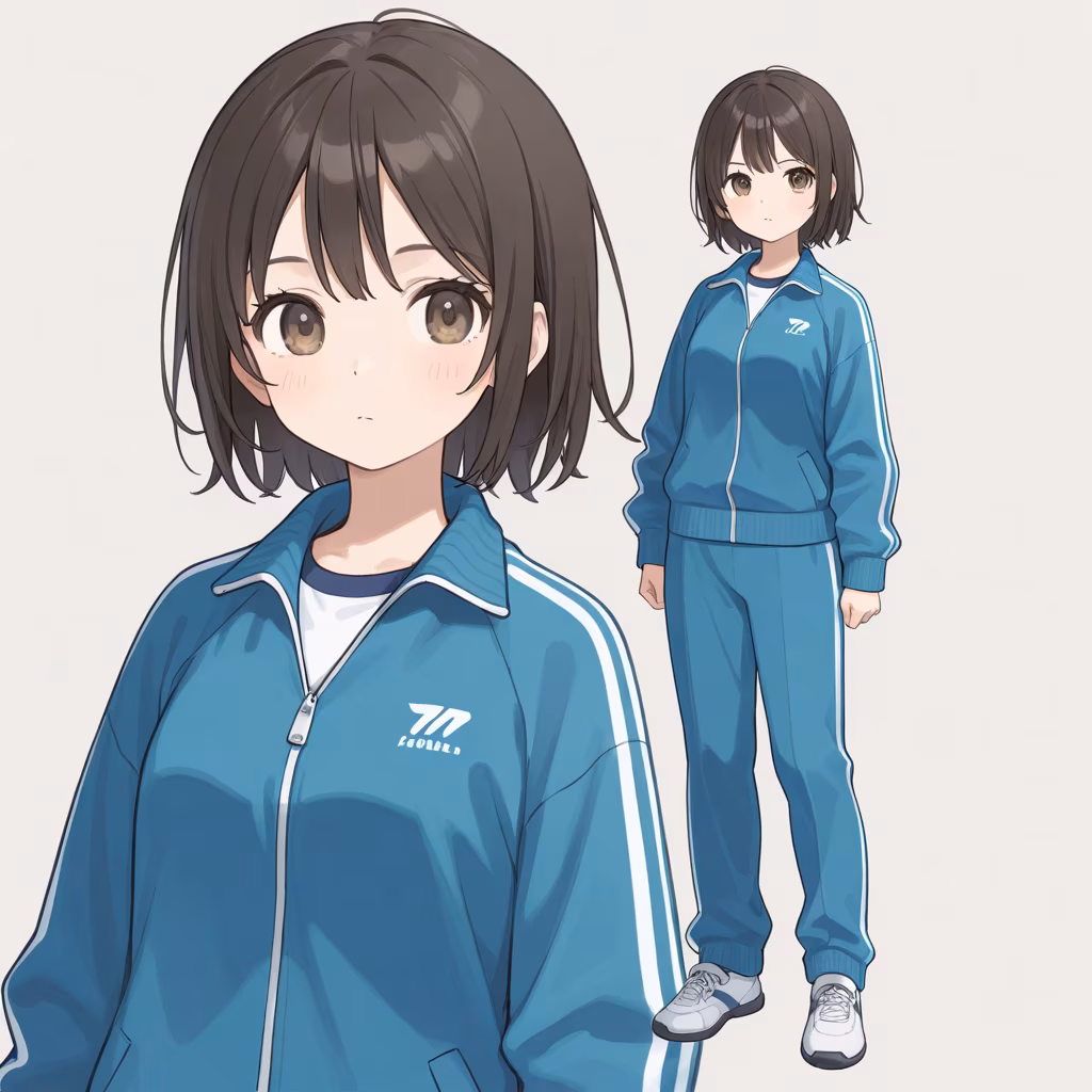 トラックスーツの作例