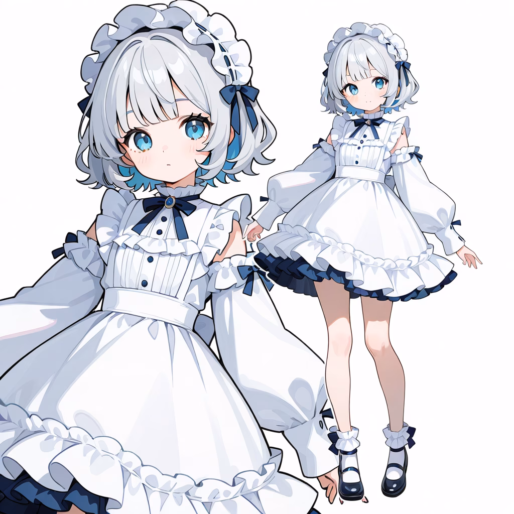 フリルドレスの作例