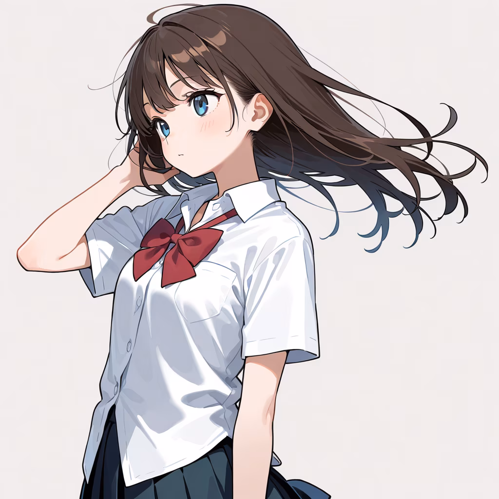 シャツ出し、シャツを出すの作例
