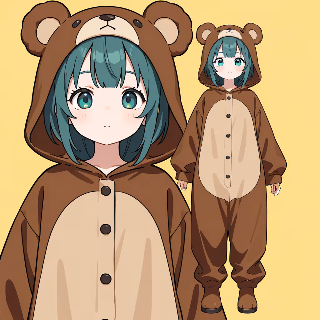 熊の着ぐるみの作例