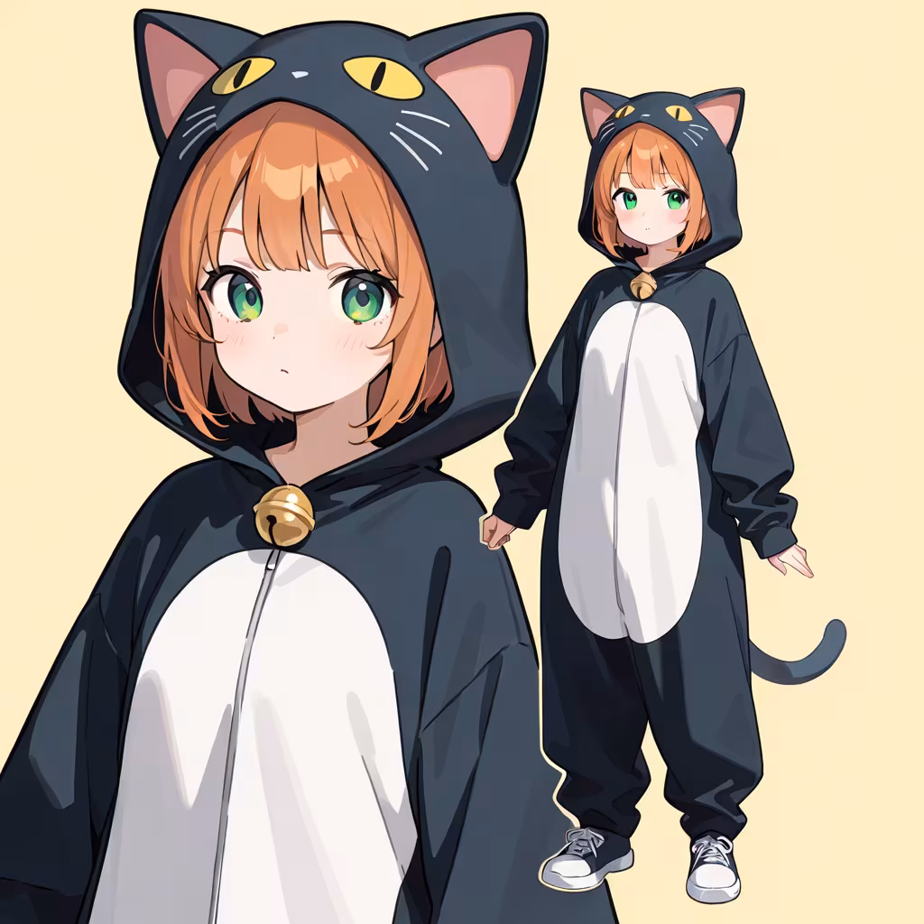 猫の着ぐるみの作例