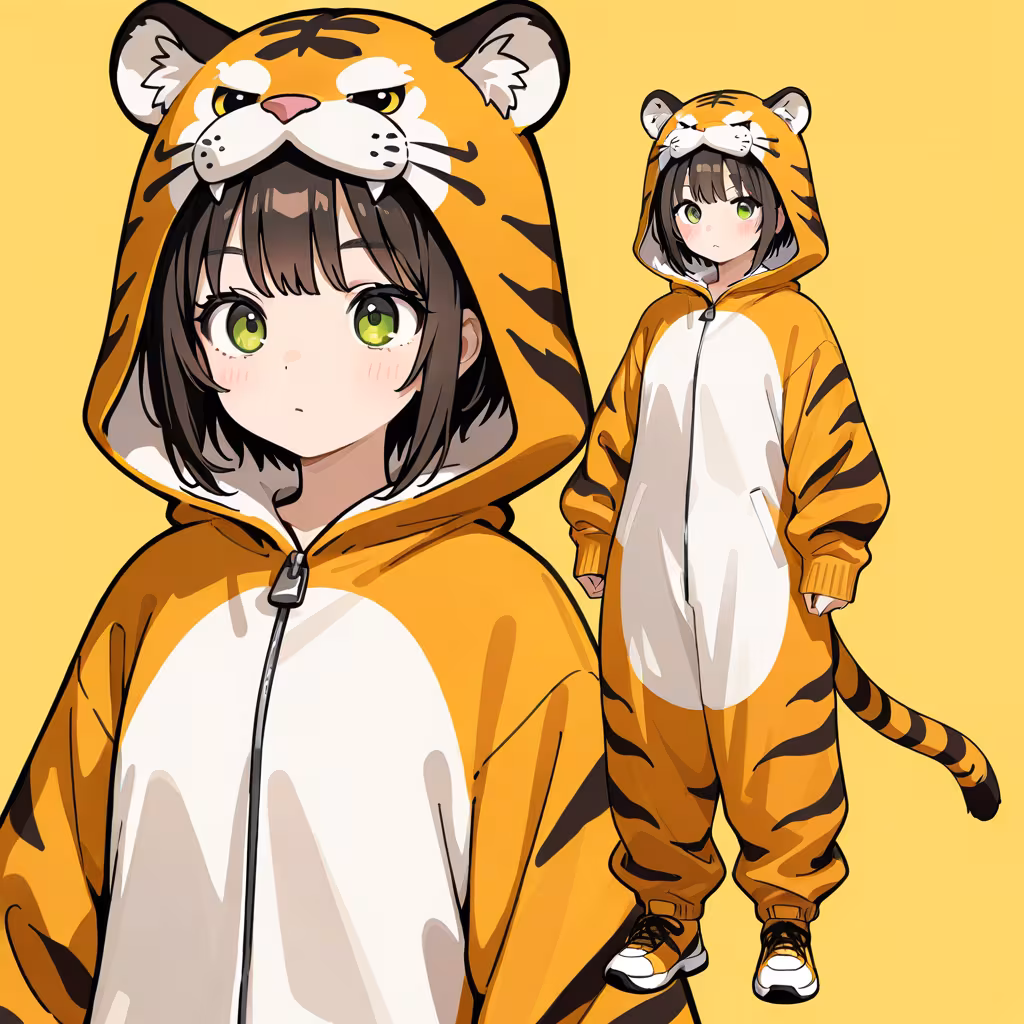 虎の着ぐるみの作例