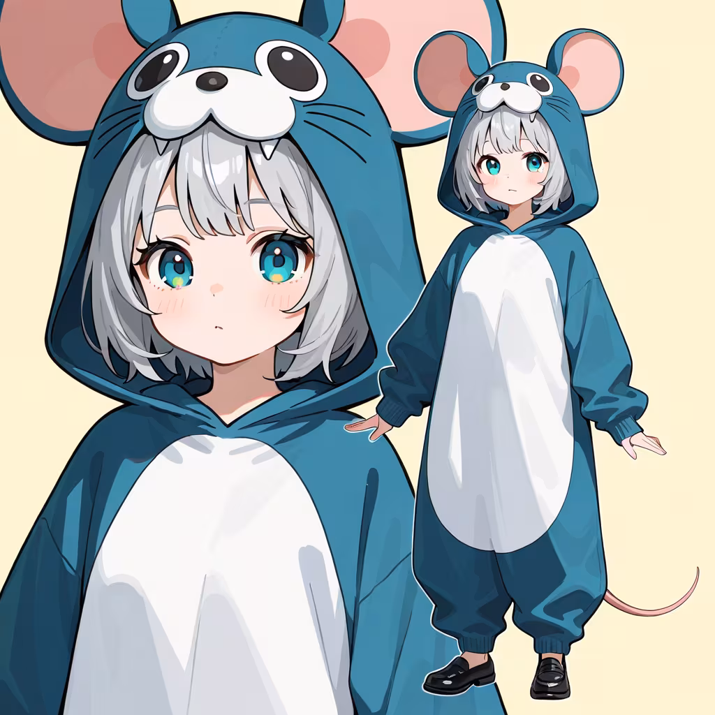 ネズミの着ぐるみの作例