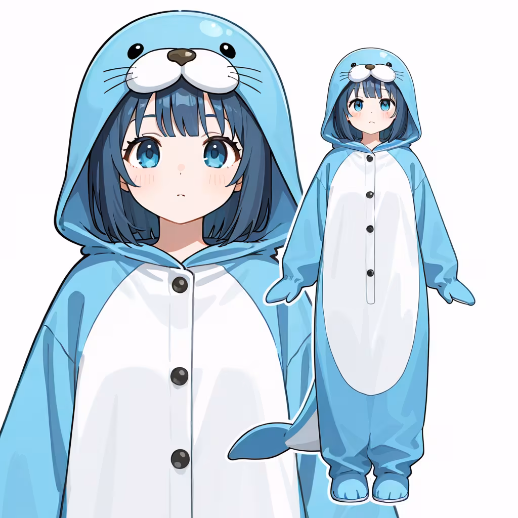 アザラシの着ぐるみの作例