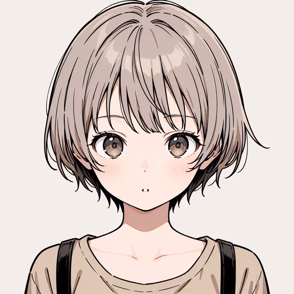 ショートヘアの作例