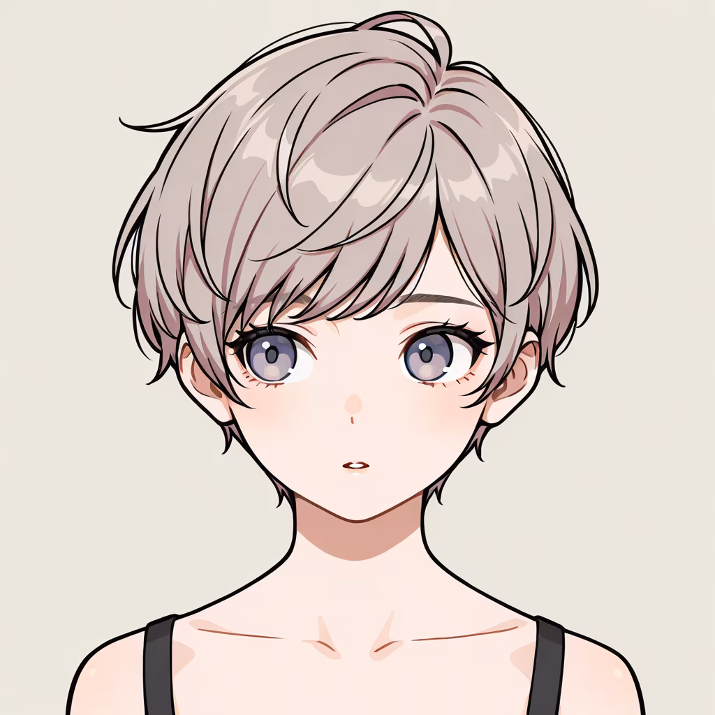 ピクシーカットの作例