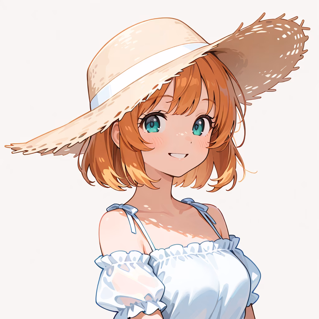 日よけ帽子の作例
