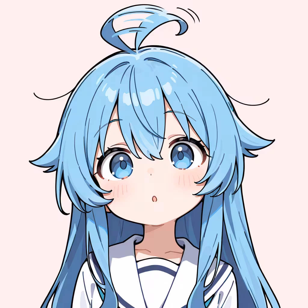 動くアホ毛の作例