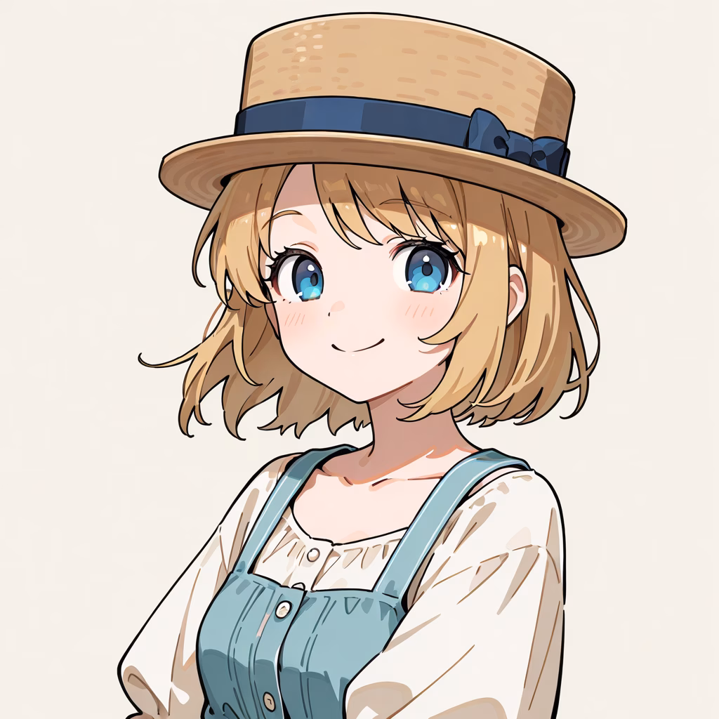 カンカン帽の作例