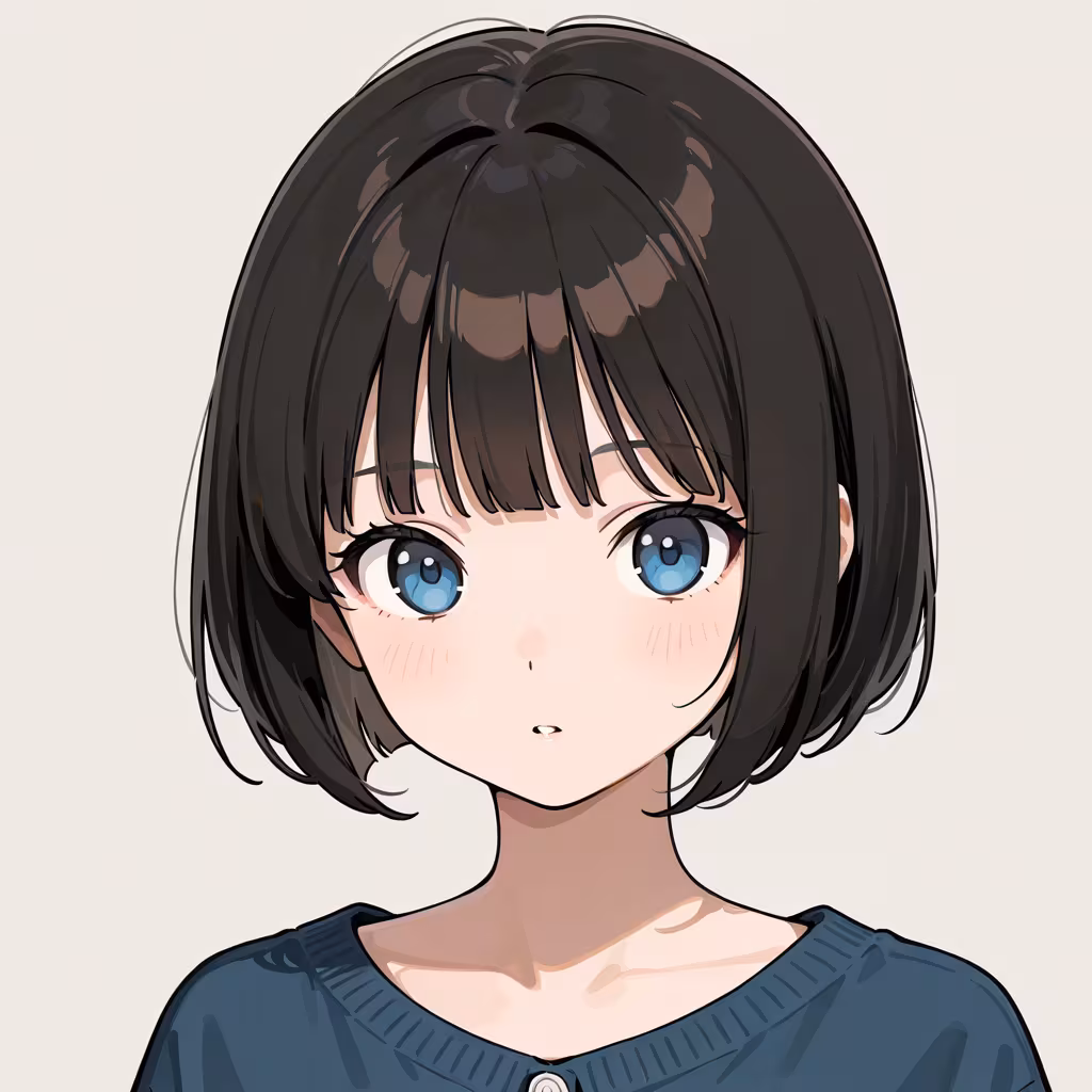 ボブカットの作例