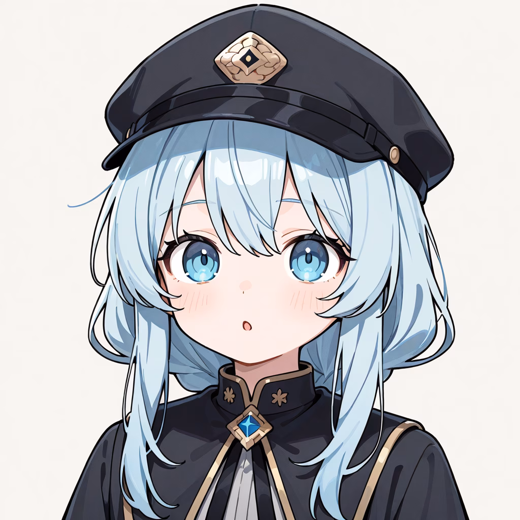 黒帽子の作例