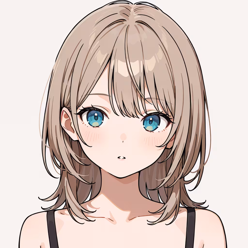 セミロングの作例