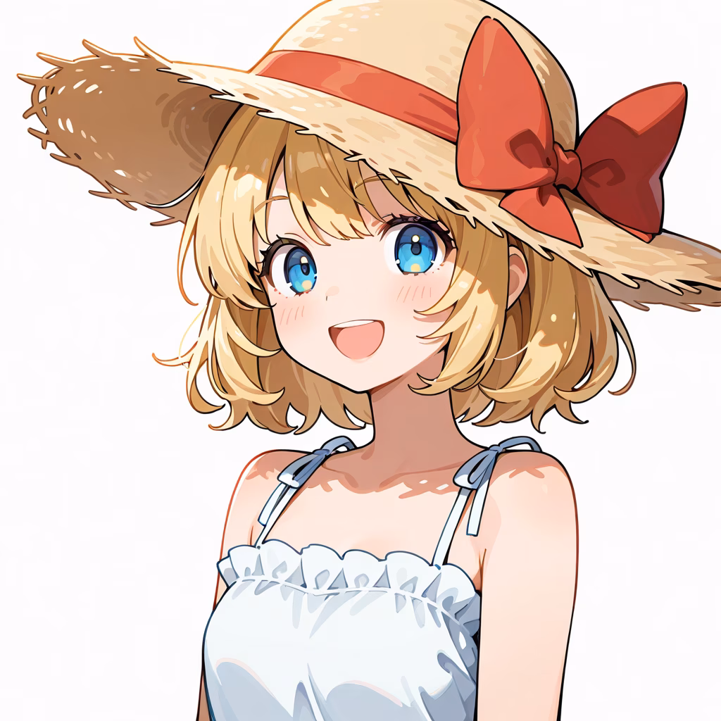 帽子リボンの作例