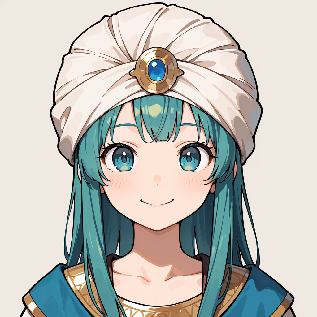 ターバンの作例