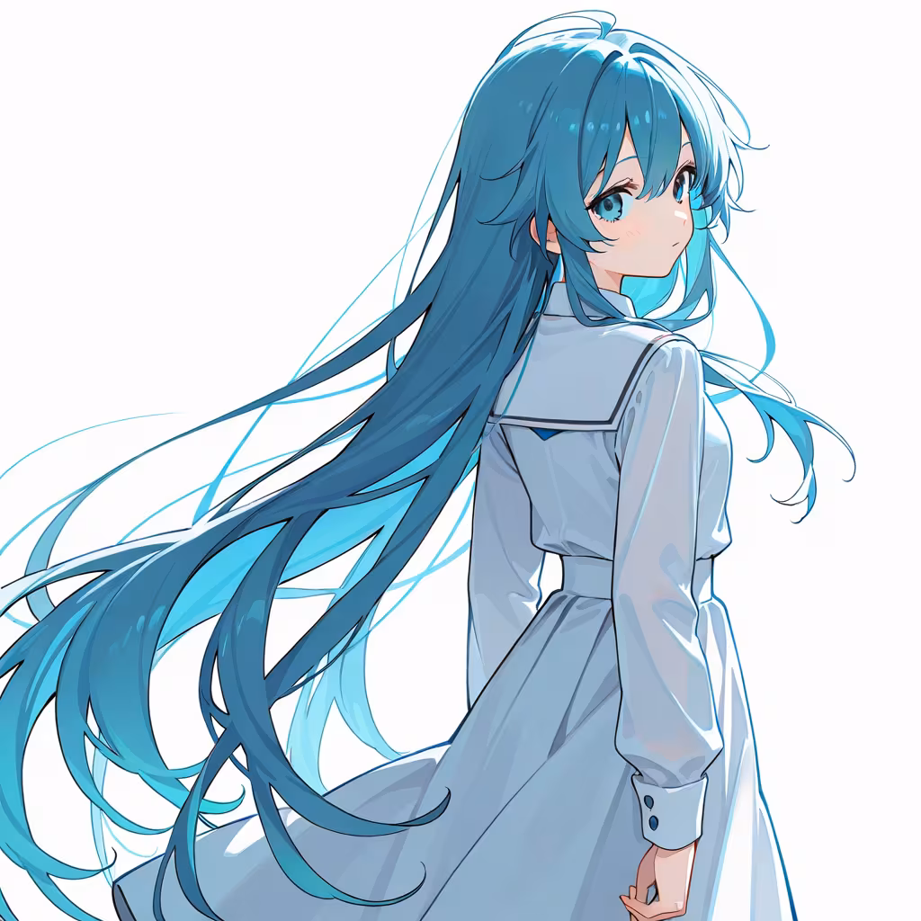 超ロングヘアの作例