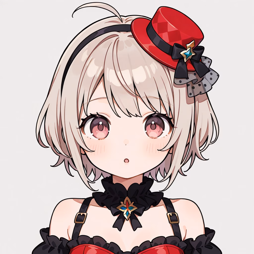 小さいシルクハットの作例