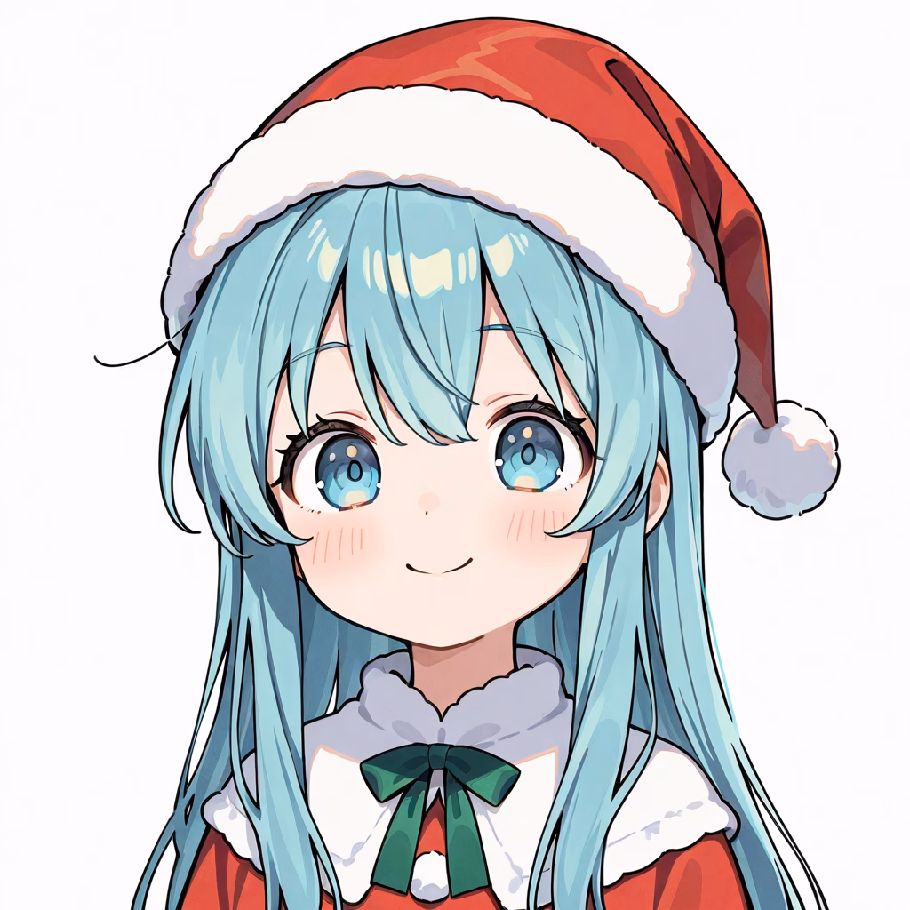 サンタ帽の作例
