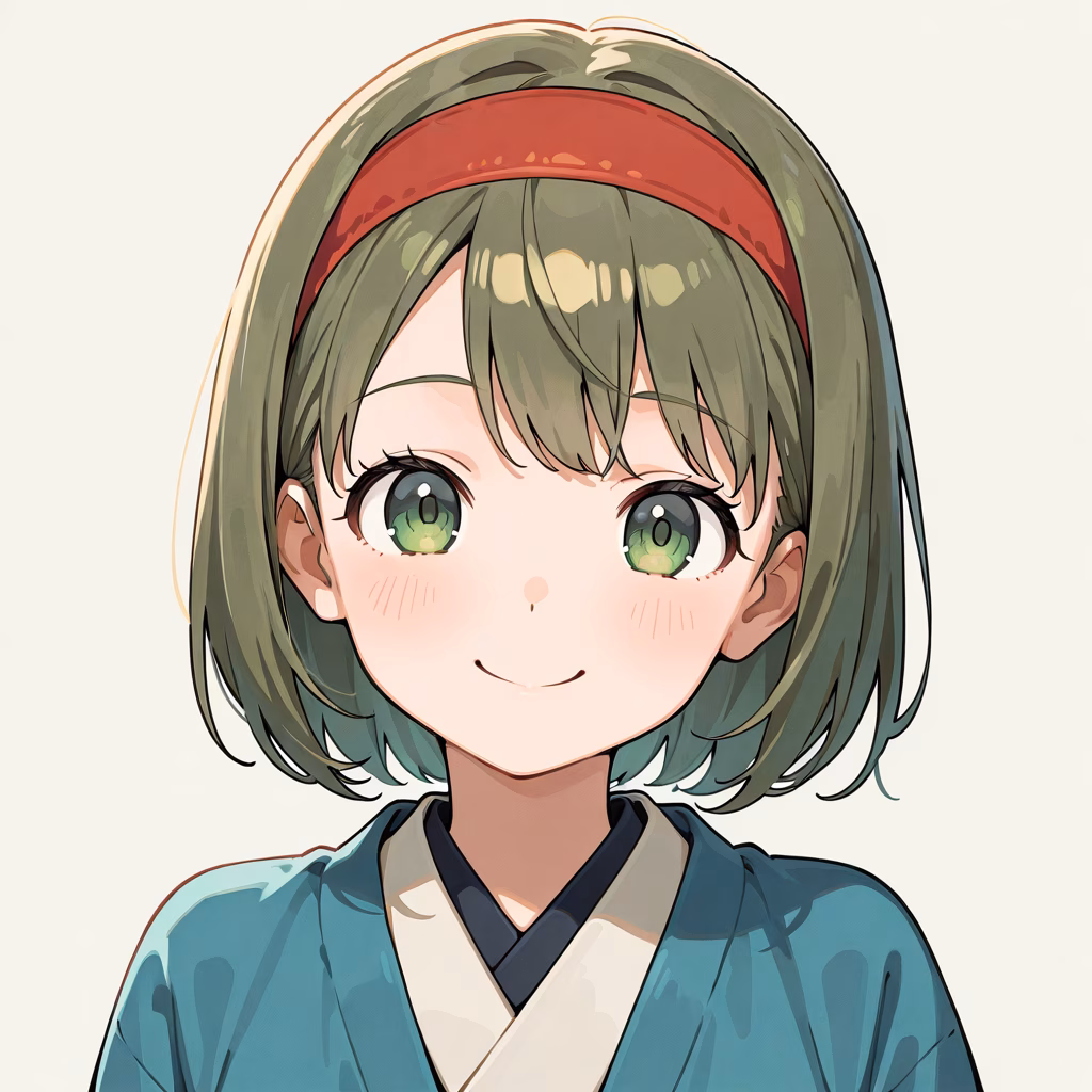 ヘッドバンドの作例