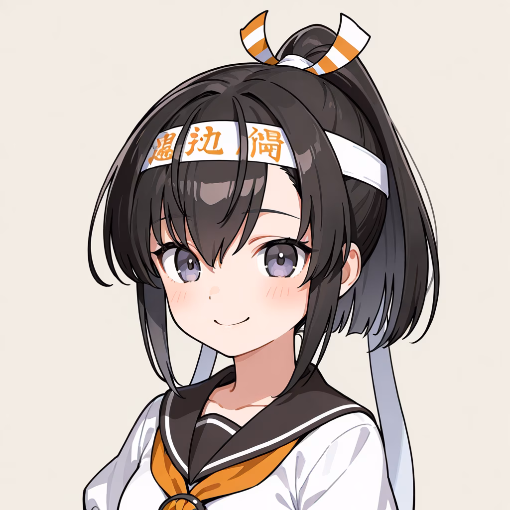 鉢巻の作例