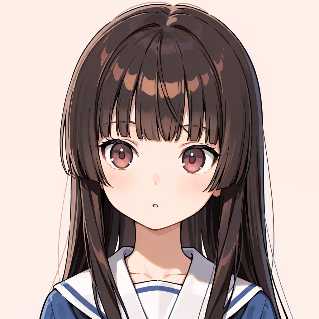 姫カットの作例