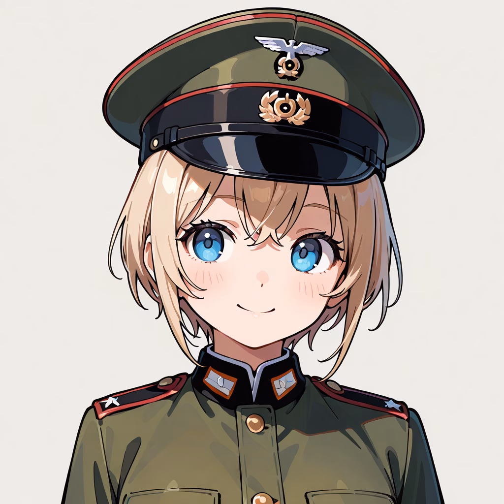 軍帽の作例