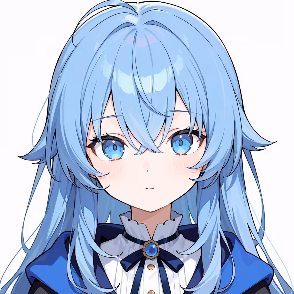 クロス前髪の作例