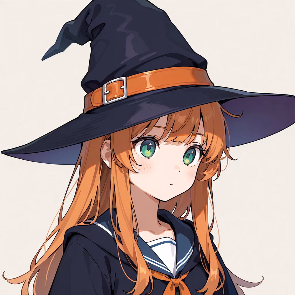 魔女帽子の作例