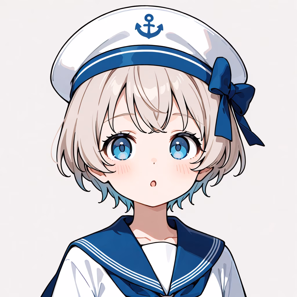 セーラー帽の作例