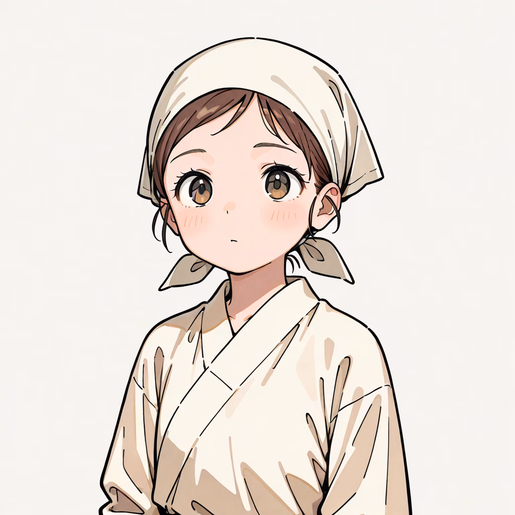 ヘッドスカーフの作例