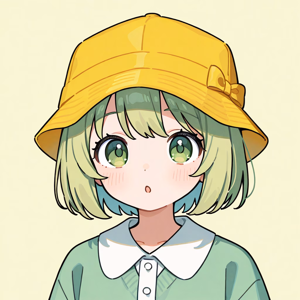 黄色い帽子の作例