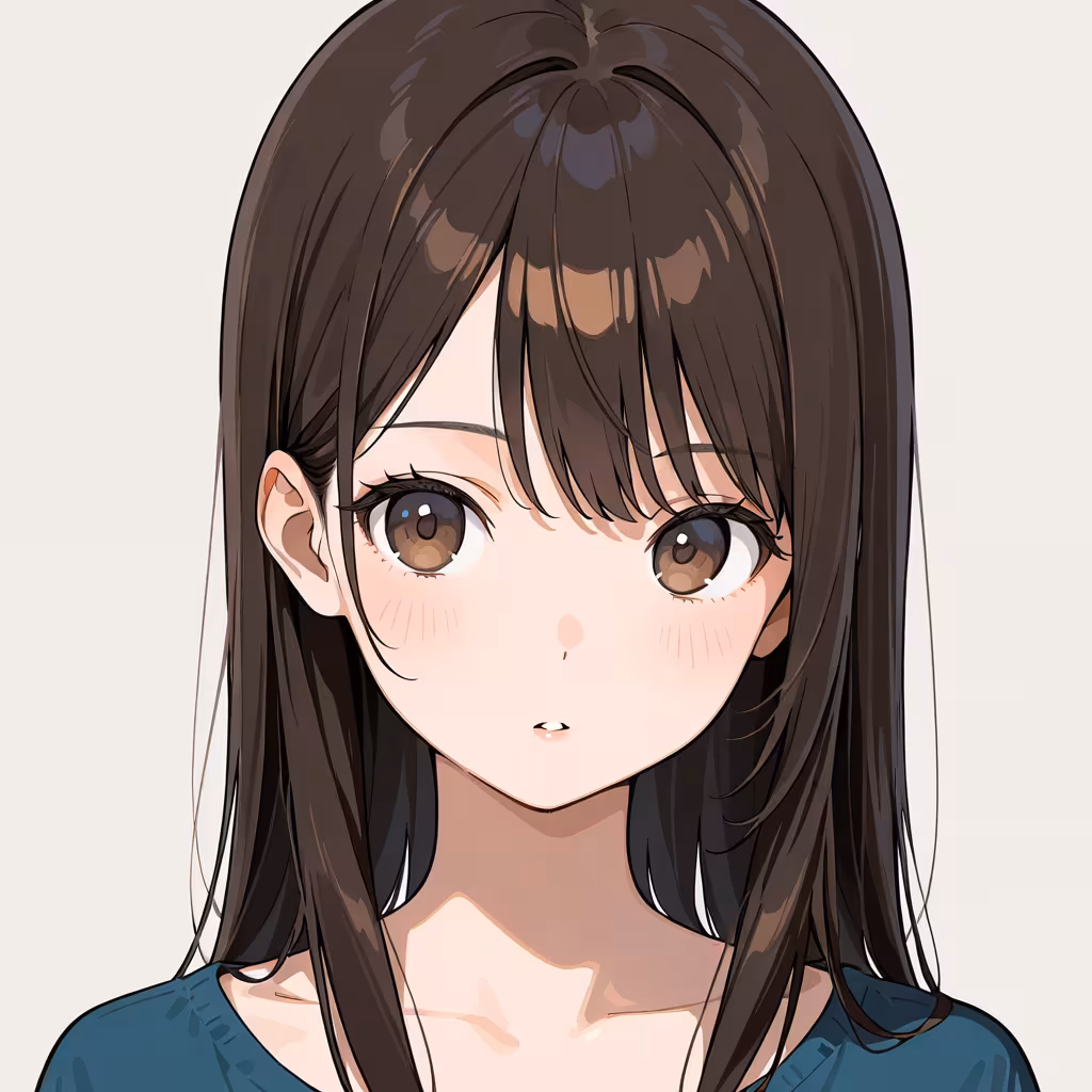 ストレートヘアの作例