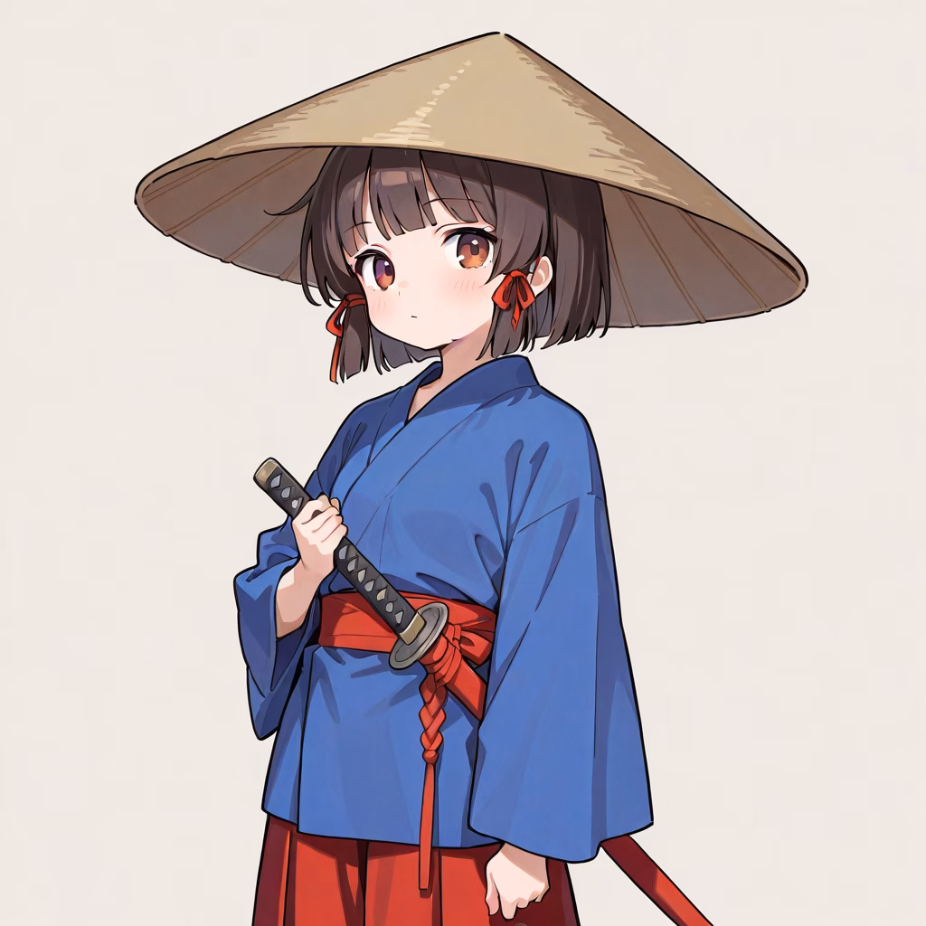 網代笠の作例