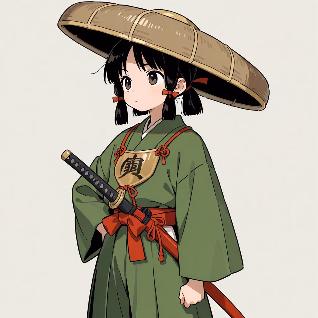 三度笠の作例