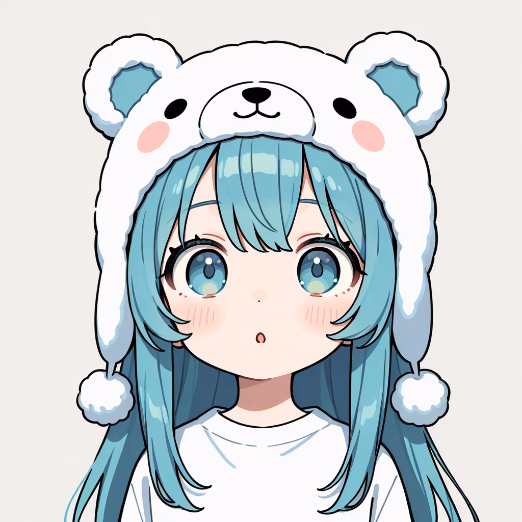 クマ帽子の作例
