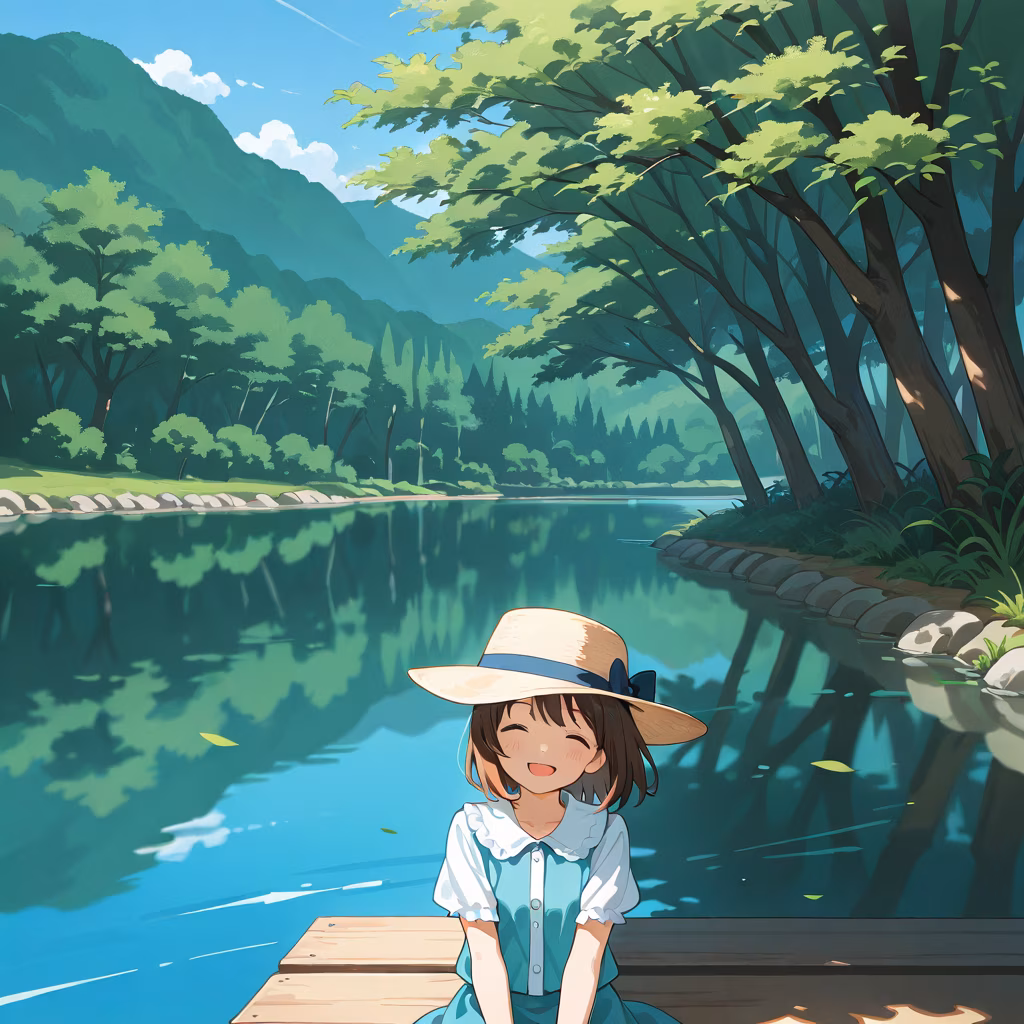 湖の作例