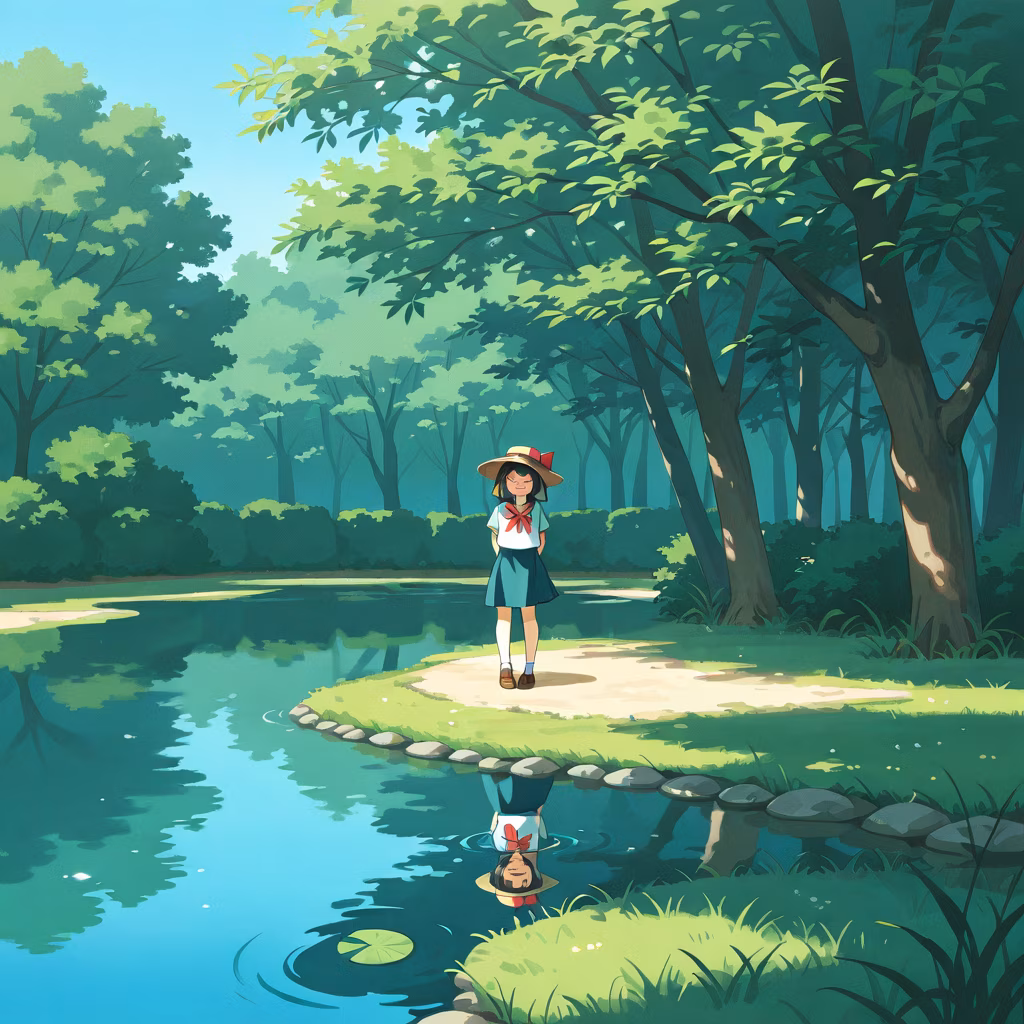 池の作例