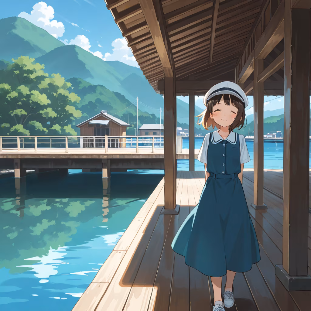 波止場の作例