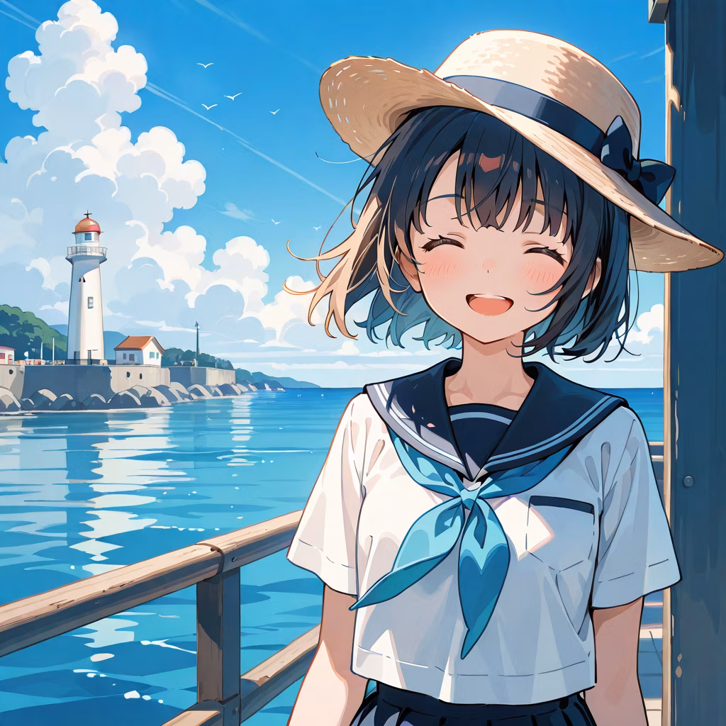灯台の作例