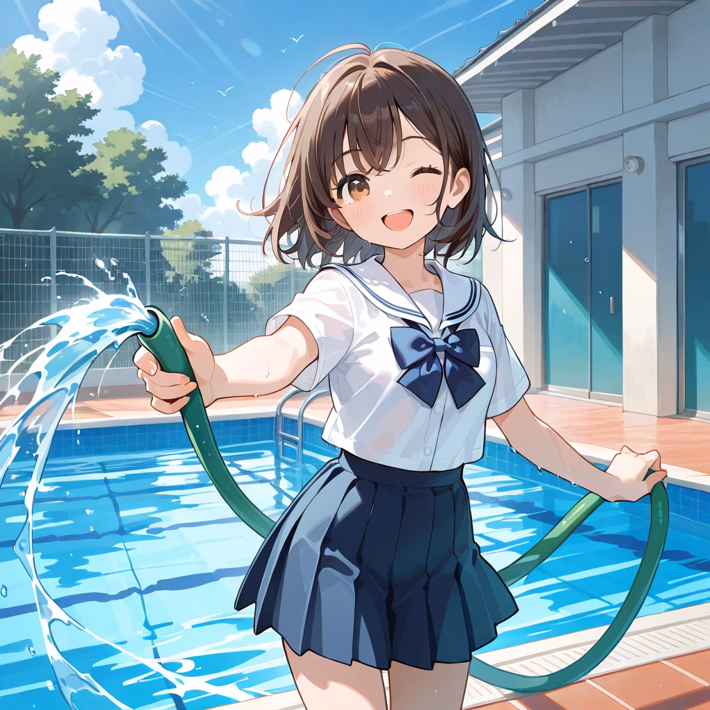 プールの作例