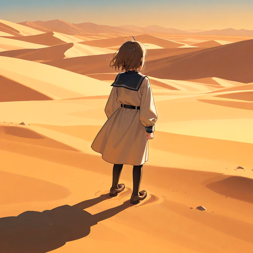 砂漠の作例
