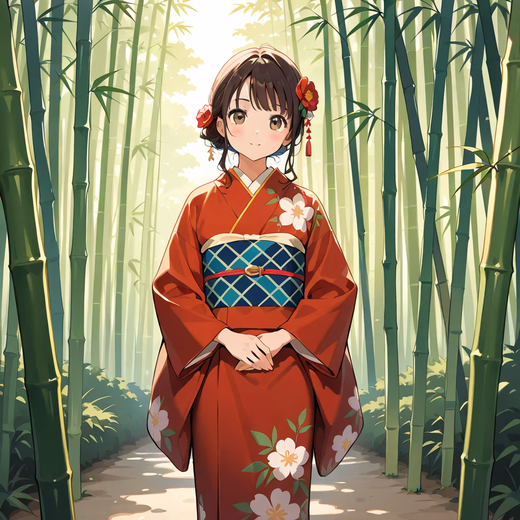 竹林の作例