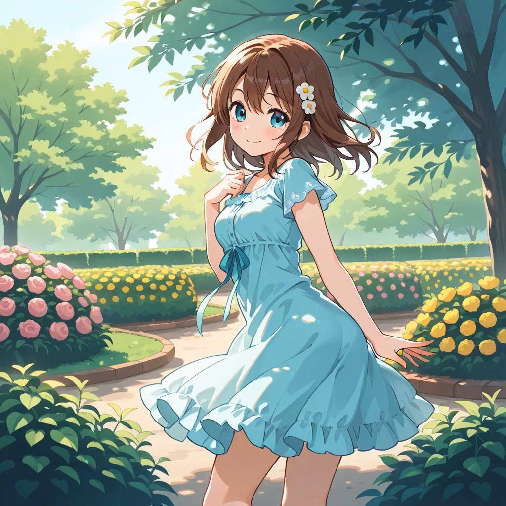 庭の作例