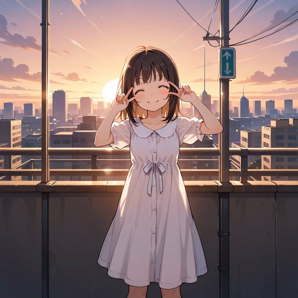 都市風景の作例