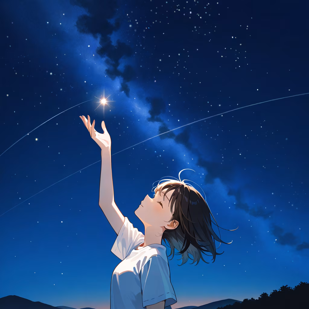 夜空の作例