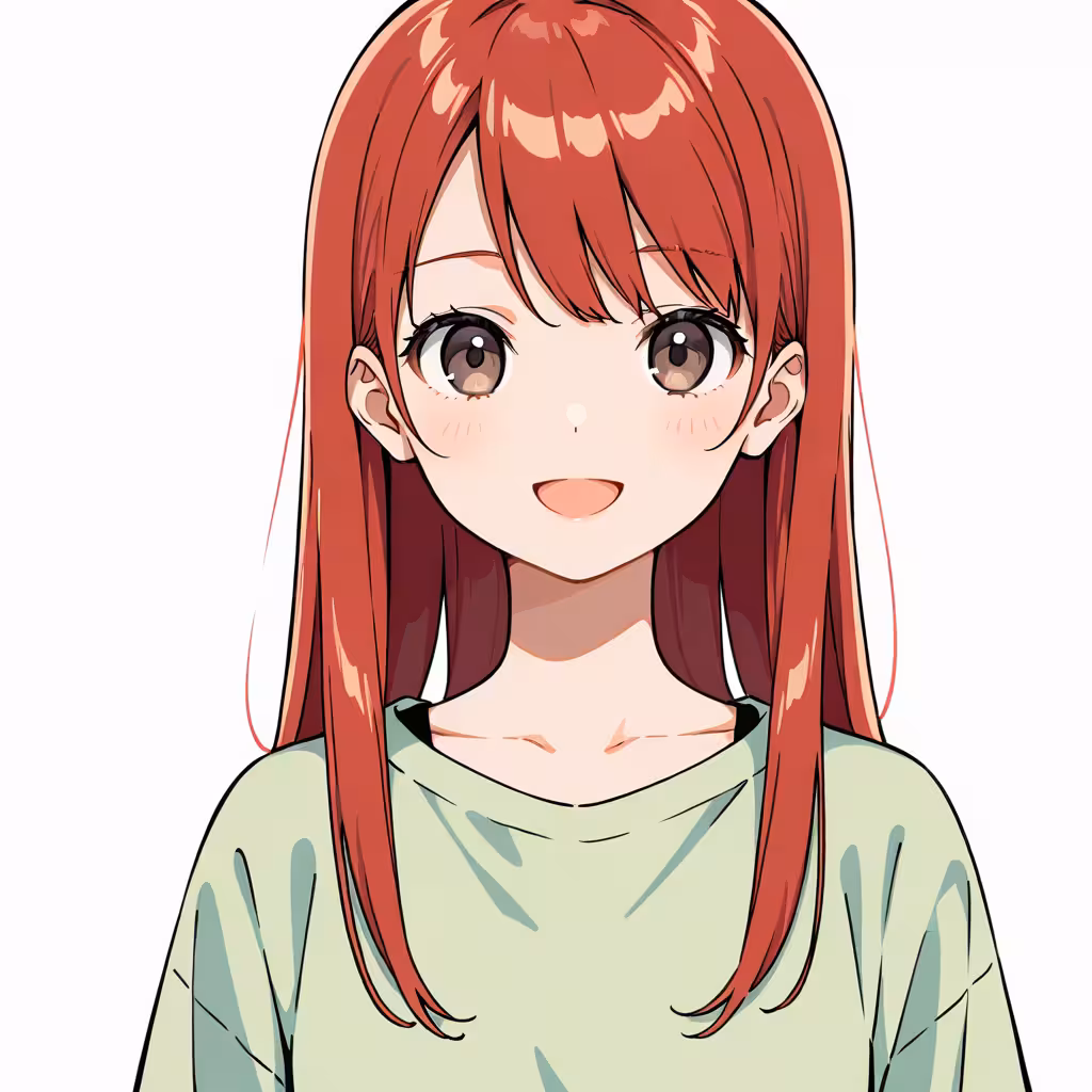 赤髪の作例