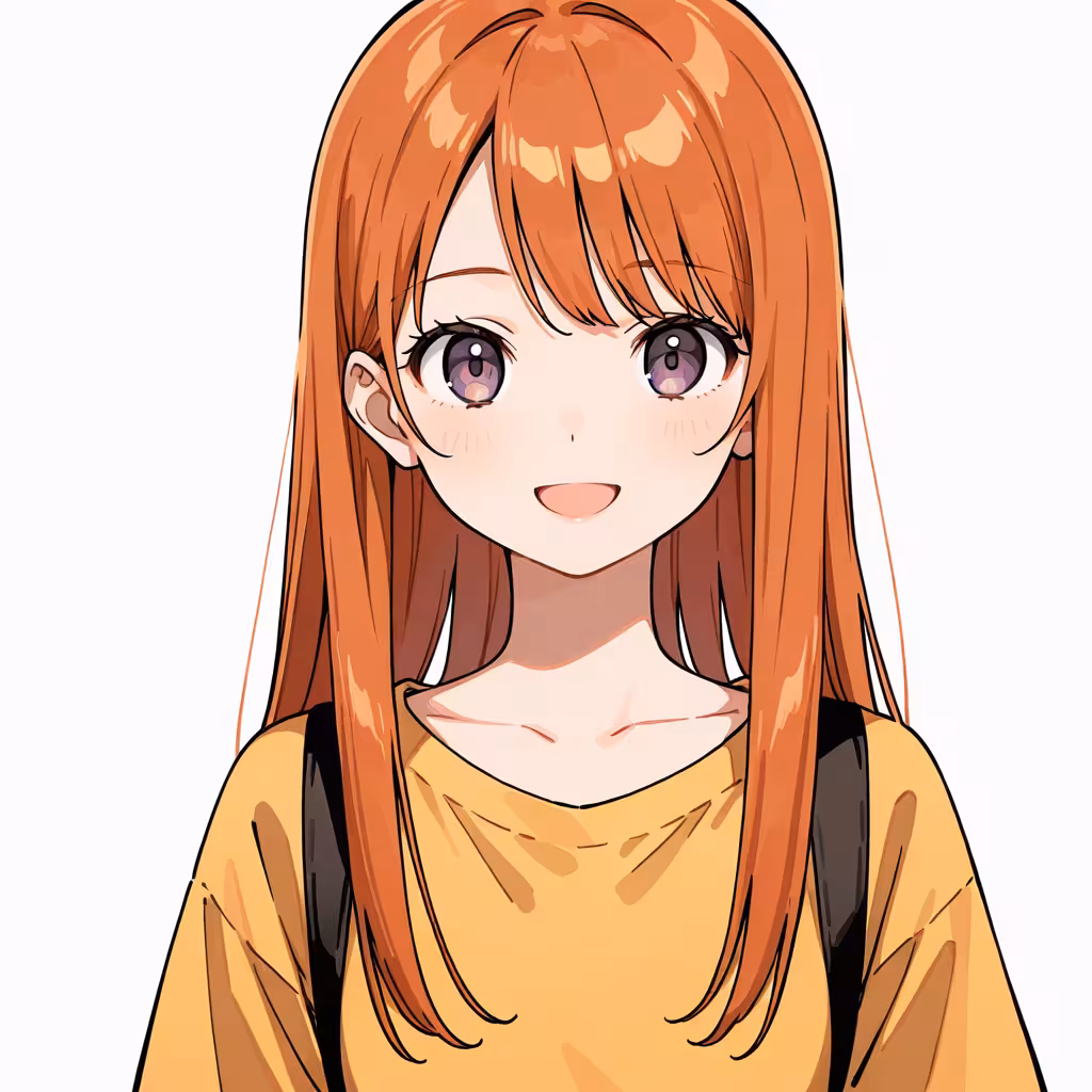 暗いオレンジの作例
