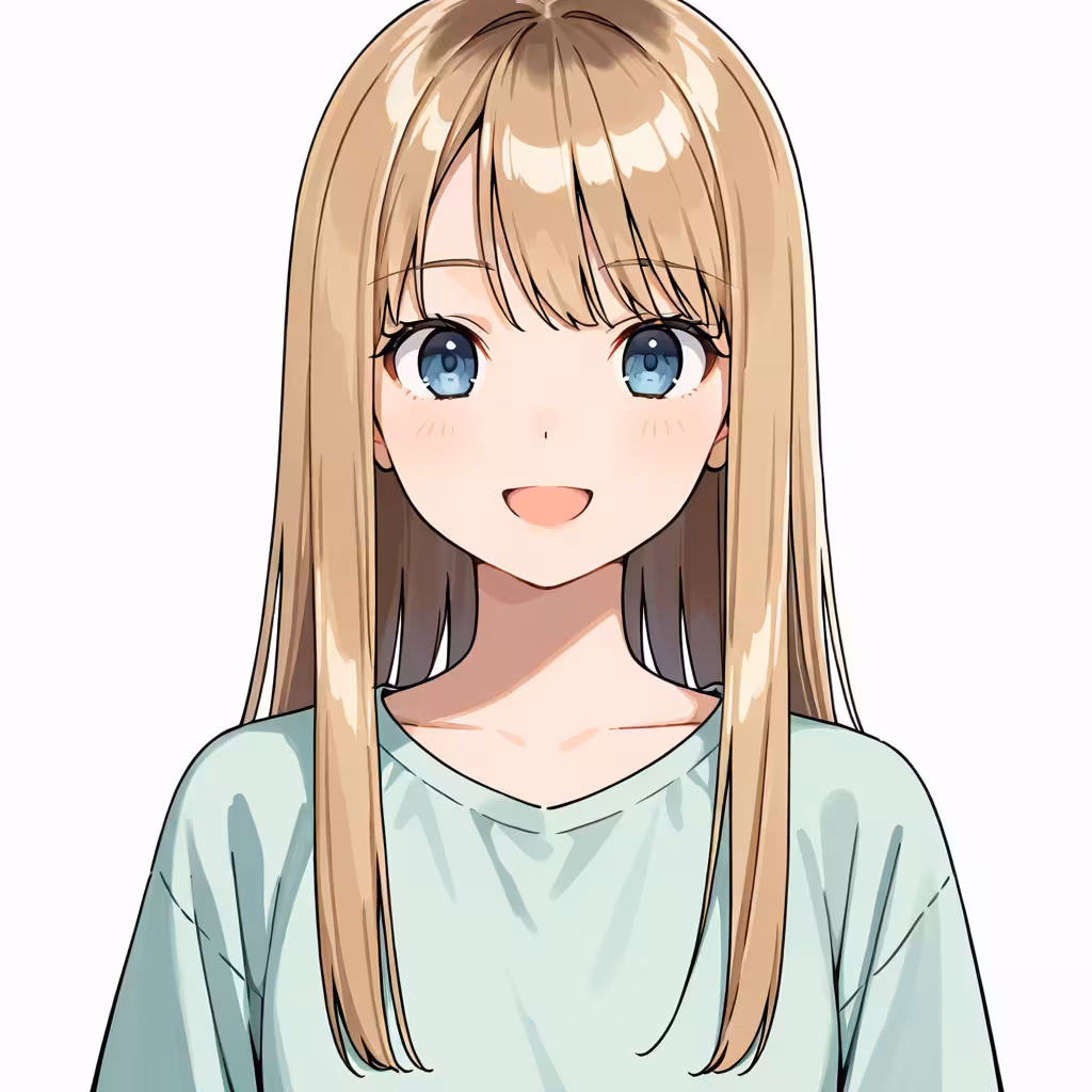 暗いブロンドの作例