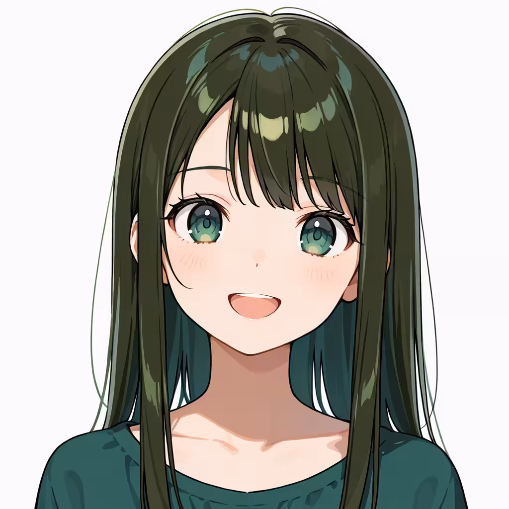 暗い緑の作例