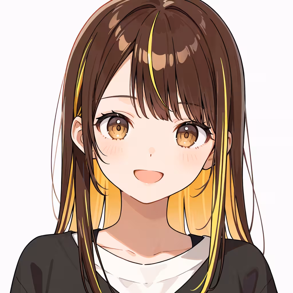 ツートーン髪の作例