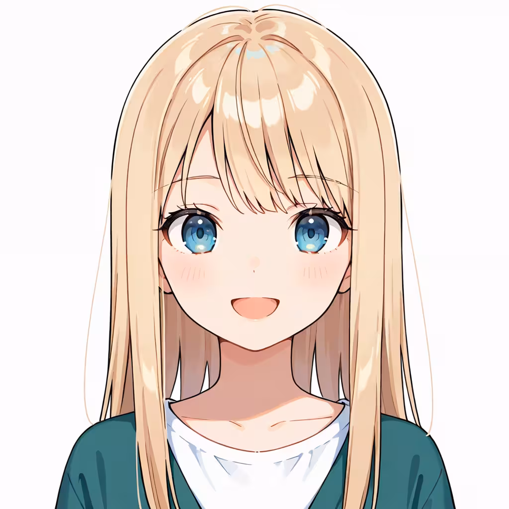 アッシュブロンドの作例